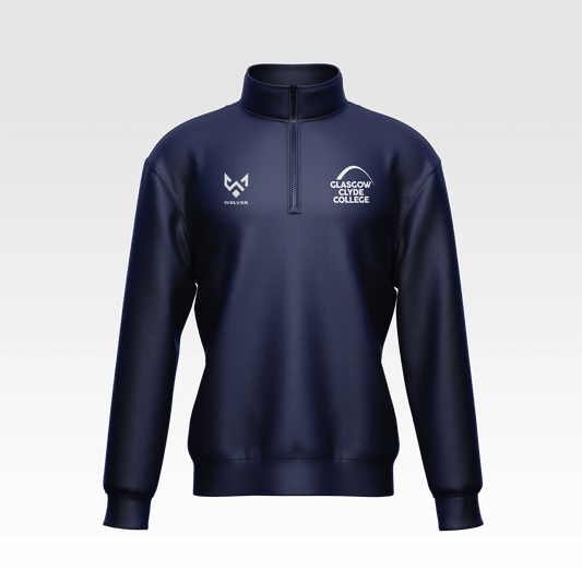 Glasgow Clyde College 1/4 Zip Top - 4 Way Stretch