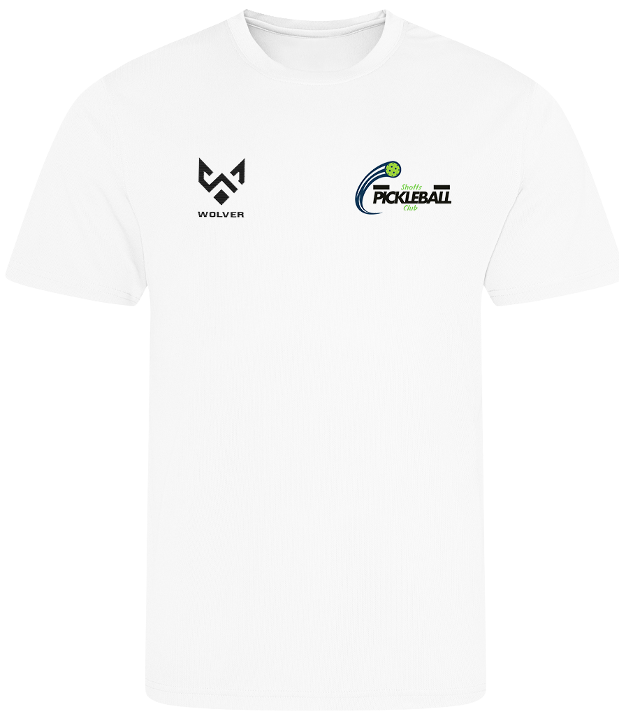 White T-Shirt - Shotts Pickleball