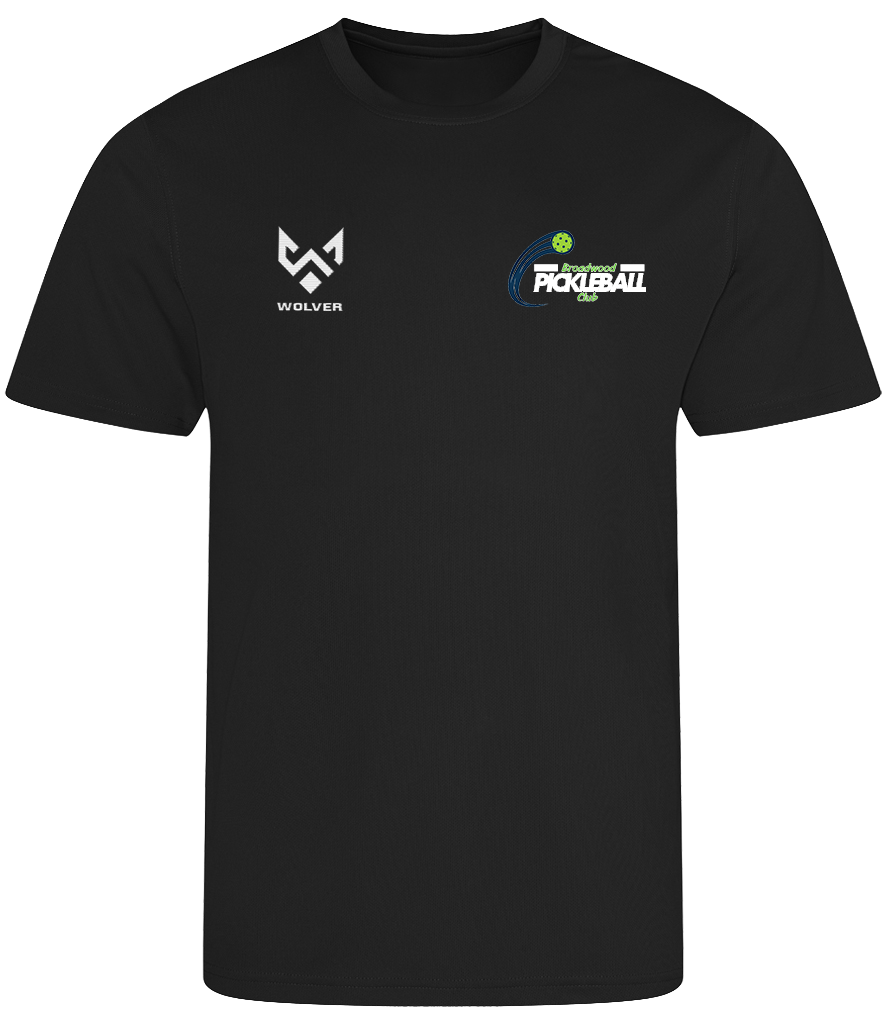 Black T-Shirt - Broadwood Pickleball