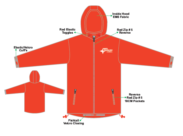 NL School of Football - Rain Jacket